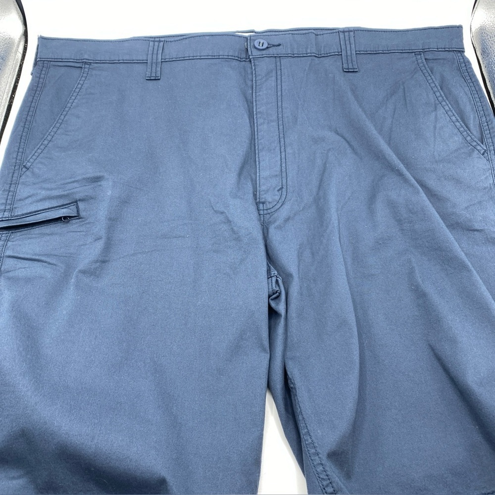 Levis Shorts Chino Lightweight Regular Fit Pockets Casual Cotton Blue 44 Preppy
